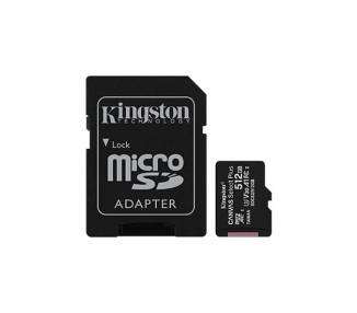 Memoria USB MEM MICRO SDXC 512GB KINGSTON CANVAS SELECT+ADAPT