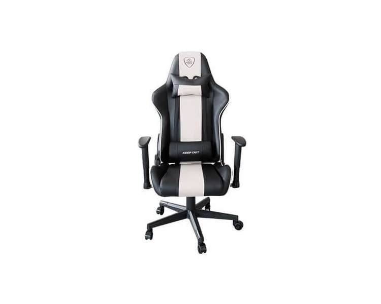 SILLA GAMING KEEP OUT RACING PRO WHITE