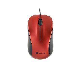 RATON OPTICO NGS WIRED CREW ROJO