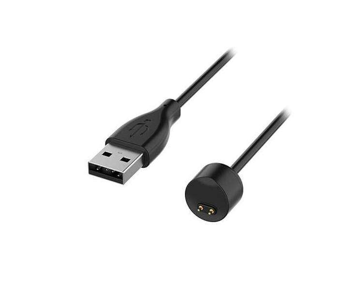 Cable USB Magnetico para Xiaomi MI BAND 6 Negro