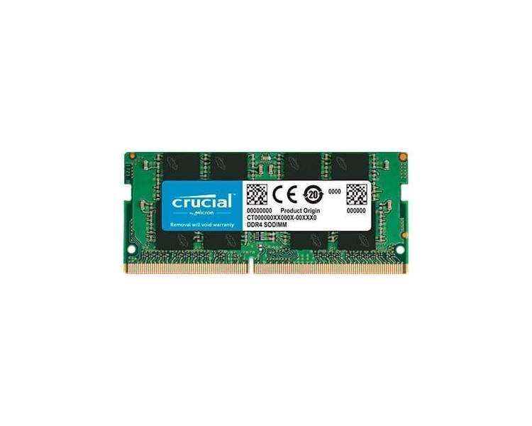 MODULO MEMORIA RAM S/O DDR4 16GB 2666MHz CRUCIAL