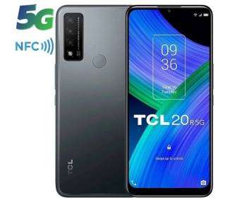 Smartphone tcl 20r 4gb/ 64gb/ 6.52'/ 5g/ gris granito