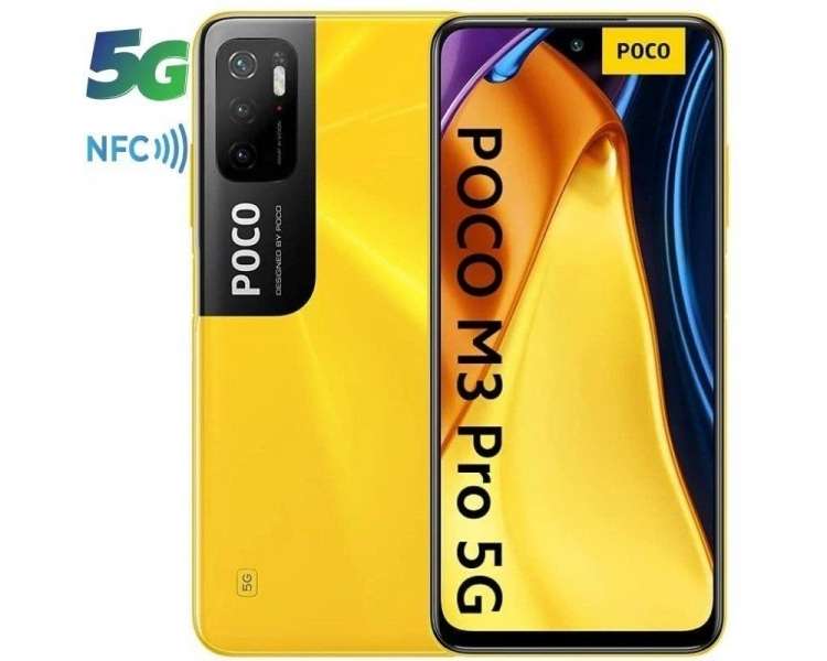 Smartphone xiaomi pocophone m3 pro 4gb/ 64gb/ 6.5'/ 5g/ amarillo