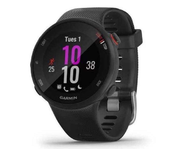Smartwatch garmin forerunner 45s/ notificaciones/ frecuencia cardíaca/ gps/ negro