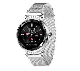 Smartwatch innjoo lady crystal/ frecuencia cardíaca/ plata
