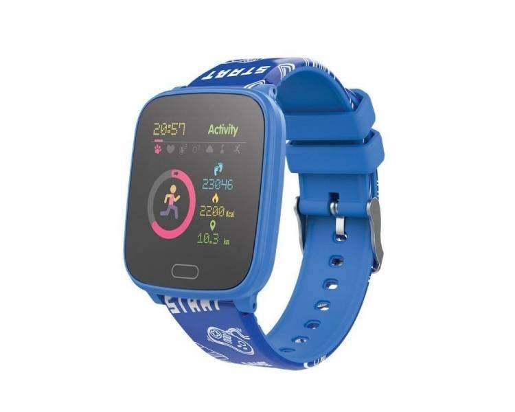 Smartwatch forever igo jw-100/ notificaciones/ frecuencia cardíaca/ azul