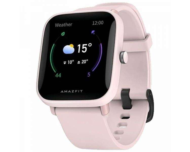 Smartwatch huami amazfit bip u pro/ notificaciones/ frecuencia cardíaca/ gps/ rosa