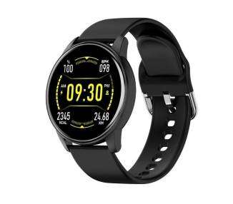 Smartwatch jocca 2049/ notificaciones/ frecuencia cardíaca/ negro