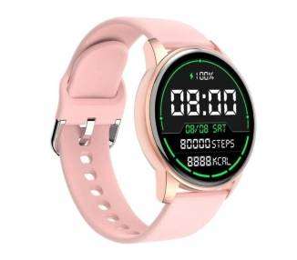 Smartwatch jocca 2049/ notificaciones/ frecuencia cardíaca/ rosa