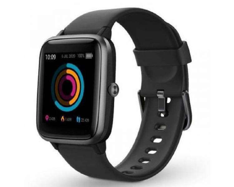 Smartwatch spc smartee boost 9634n/ notificaciones/ frecuencia cardíaca/ gps/ negro