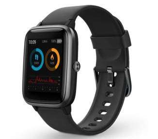 Smartwatch spc smartee vita 9633n/ notificaciones/ frecuencia cardíaca/ negro