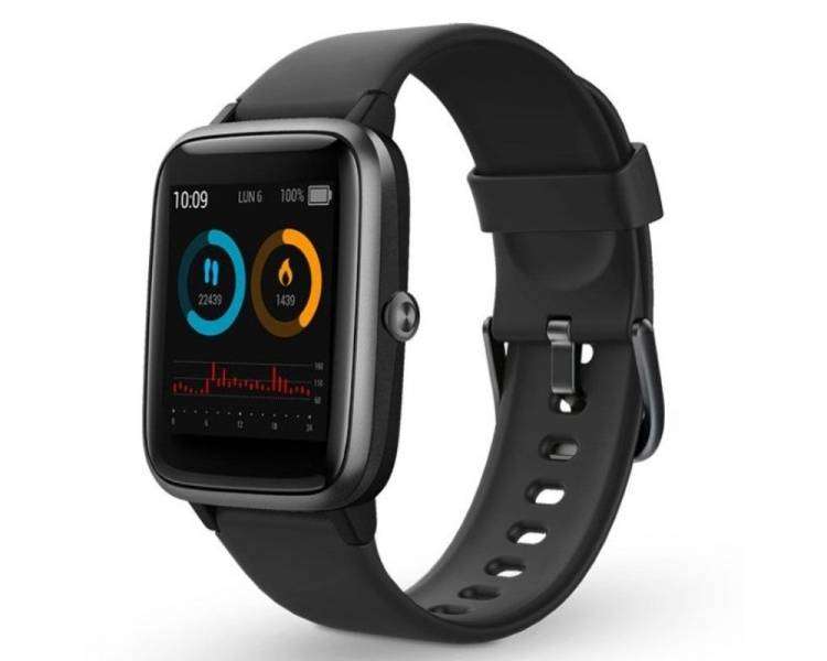 Smartwatch spc smartee vita 9633n/ notificaciones/ frecuencia cardíaca/ negro