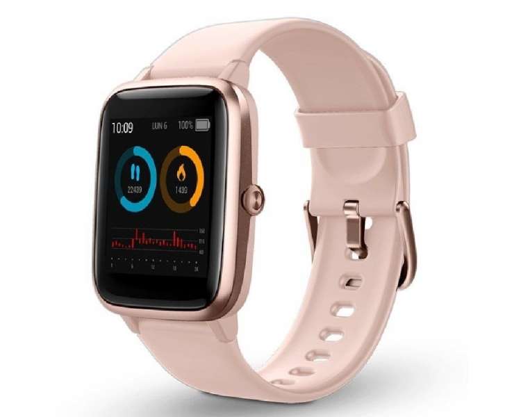 Smartwatch spc smartee vita 9633p/ notificaciones/ frecuencia cardíaca/ rosa