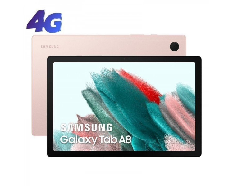 Tablet samsung galaxy tab a8 10.5'/ 4gb/ 64gb/ 4g/ rosa