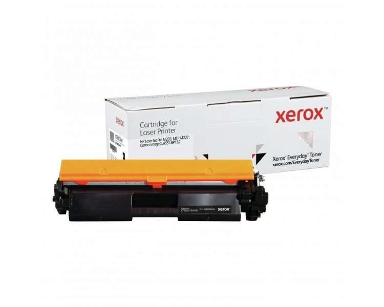 Tóner xerox 006r03640 compatible con hp cf230a/crg-051/ 1600 páginas/ negro