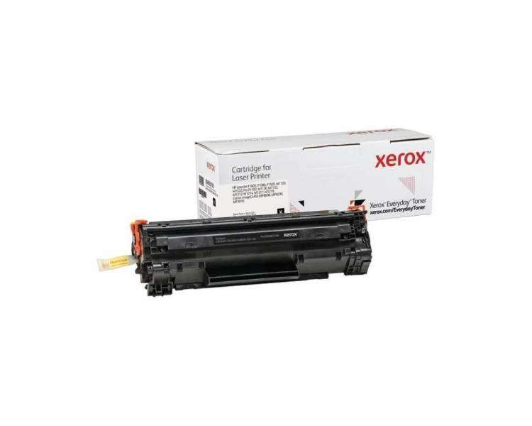Tóner xerox 006r03708 compatible con hp cb435a/cb436a/ce285a/crg-125/ 2000 páginas/ negro