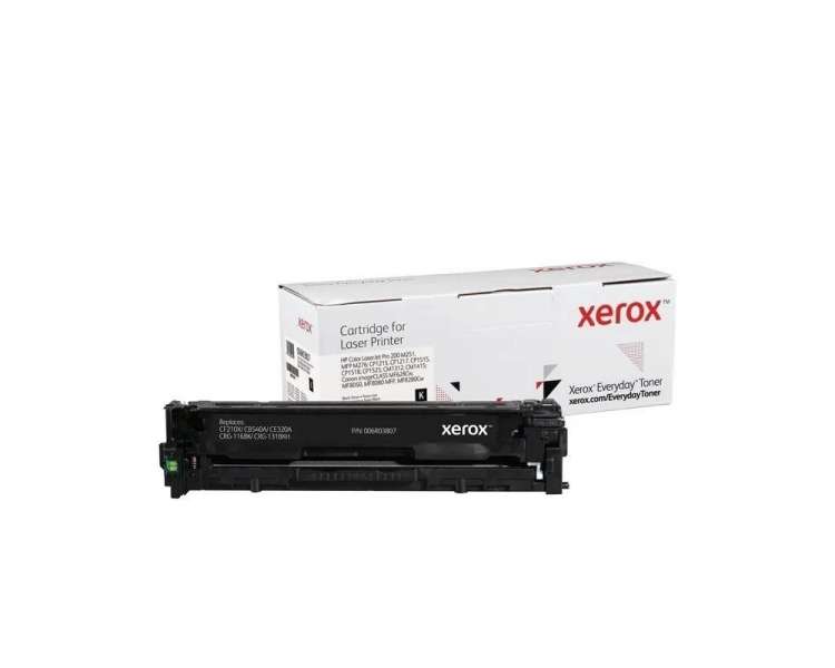 Tóner xerox 006r03807 compatible con hp cf210x/cb540a/ce320a/crg-116bk/crg-131bkh/ 2400 páginas/ negro