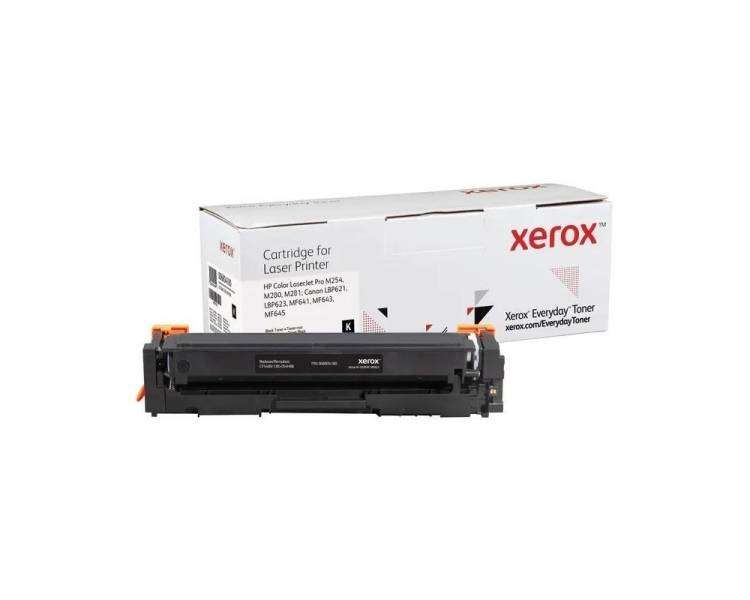Tóner xerox 006r04180 compatible con hp cf540x/crg-054hbk/ 3200 páginas/ negro