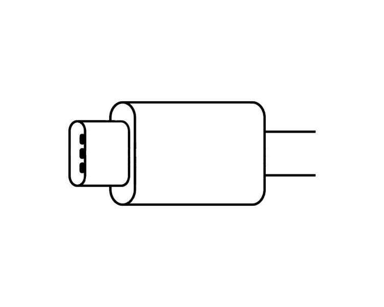 Cable de carga usb 2.0 apple mll82zm/a de conector usb tipo-c a usb tipo-c/ para macbook/ 2m