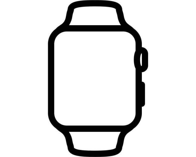 Apple watch se/ nike/ gps/ 44 mm/ caja de aluminio en plata/ correa deportiva nike platino negro
