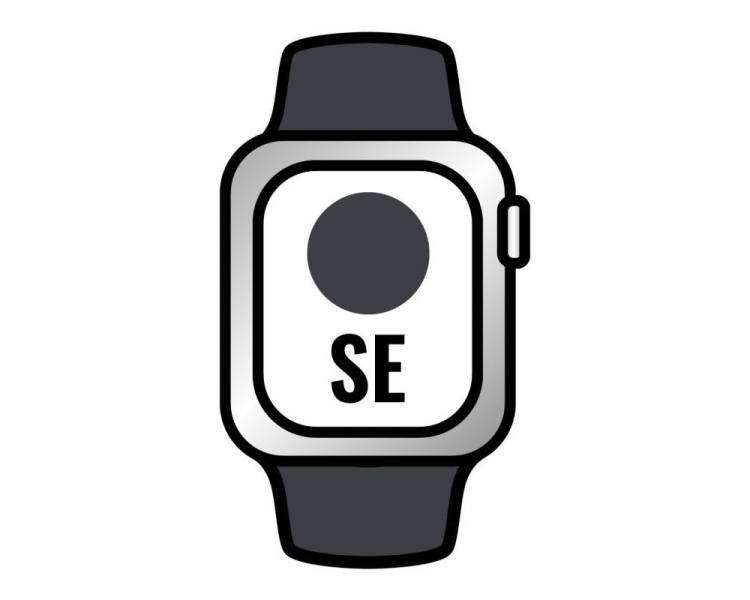 Apple watch se/ gps/ cellular/ 40 mm/ caja de aluminio en gris espacial/ correa deportiva negro medianoche