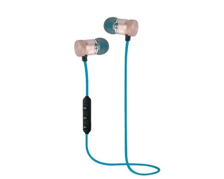 Auriculares inalámbricos intrauditivos woxter airbeat bt-7/ con micrófono/ bluetooth/ azules