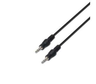 Cable estéreo aisens a128-0144/ jack 3.5 macho - jack 3.5 macho/ 10m/ negro
