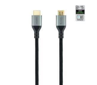 Cable hdmi 2.1 8k nanocable 10.15.8102/ hdmi macho - hdmi macho/ 2m/ certificado/ negro
