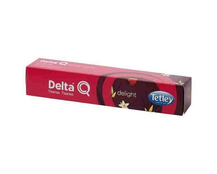 Cápsula delta delight para cafeteras delta/ caja de 10
