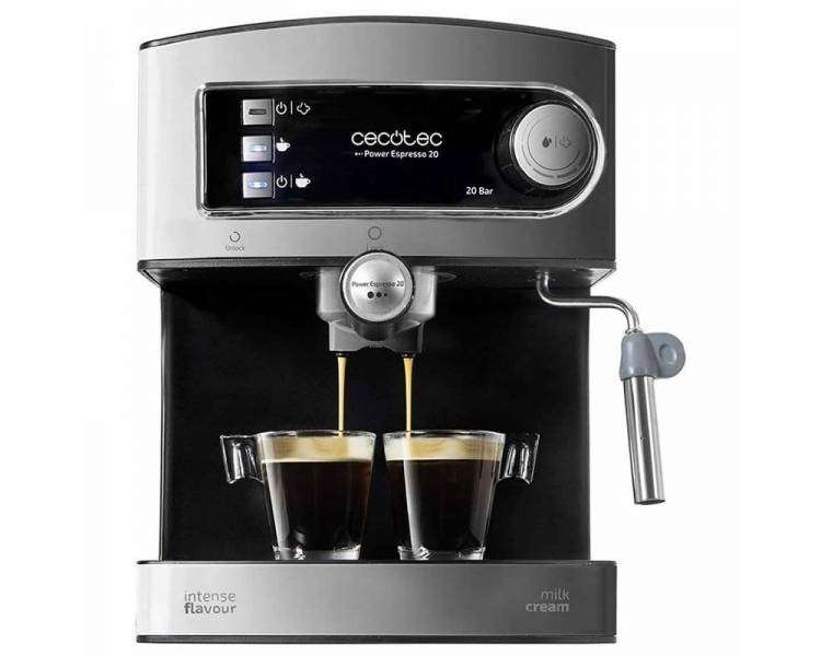 Cafetera expreso cecotec power espresso 20/ 850w/ 20 bares