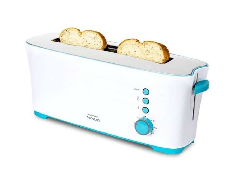Tostador cecotec toast and taste 1l/ 1000w/ blanco
