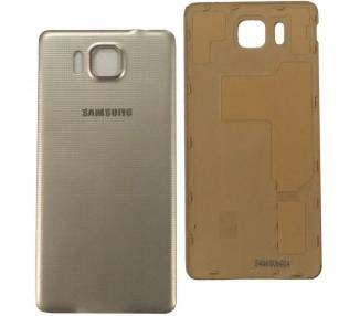 Tapa Trasera Compatible para Samsung Galaxy Alpha G850F Dorada Oro