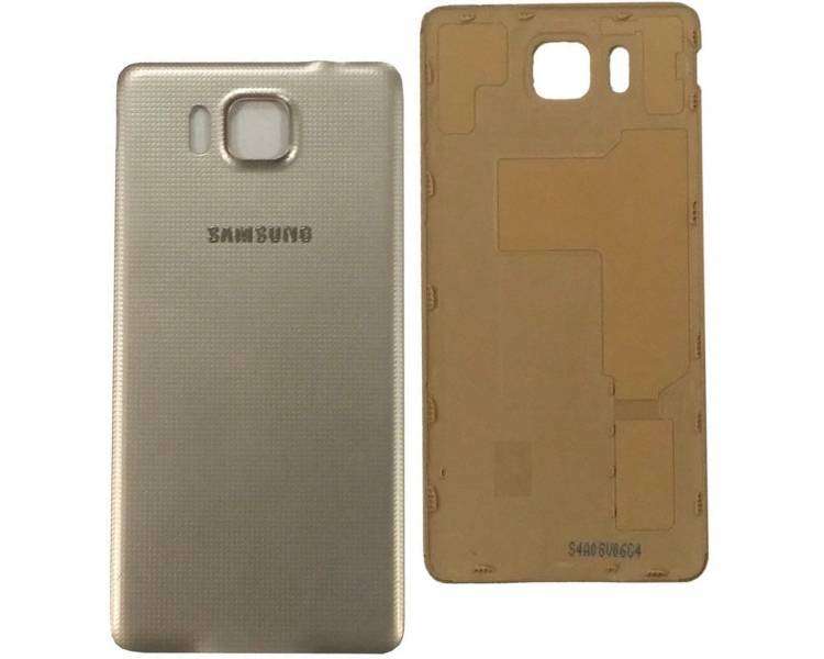 Tapa Trasera para Samsung Galaxy Alpha G850F Dorado Dorada Oro