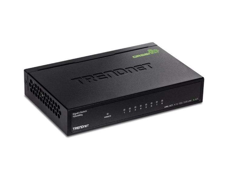 Switch trendnet teg-s82g 8 puertos/ rj-45 gigabit 10/100/1000