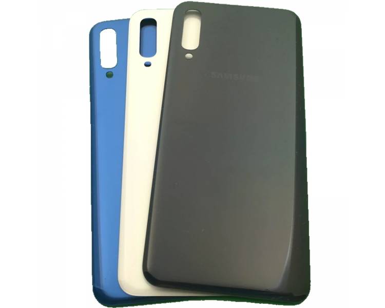 Tapa Trasera Recambio para Samsung Galaxy A50 con adhesivo Azul