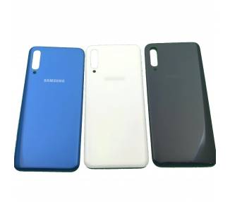 Tapa Trasera Compatible Para Samsung Galaxy A50 Con Adhesivo Azul