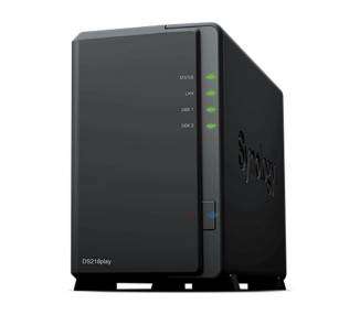 Nas synology diskstation ds218play/ 2 bahías 3.5'- 2.5'/ 1gb ddr4/ formato torre