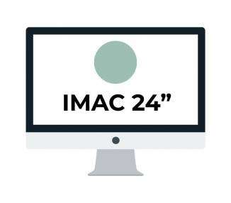 Apple imac 24' retina 4.5k/ chip m1 cpu 8 núcleos/ 8gb/ 512gb/ gpu 8 núcleos/ verde