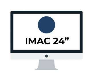 Apple imac 24' retina 4.5k/ chip m1 cpu 8 núcleos/ 8gb/ 256gb/ gpu 8 núcleos/ azul