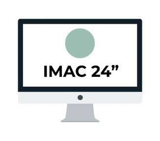 Apple imac 24' retina 4.5k/ chip m1 cpu 8 núcleos/ 8gb/ 256gb/ gpu 7 núcleos / verde