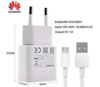 Huawei HW-050100E01 Charger + Micro USB Cable - Color White