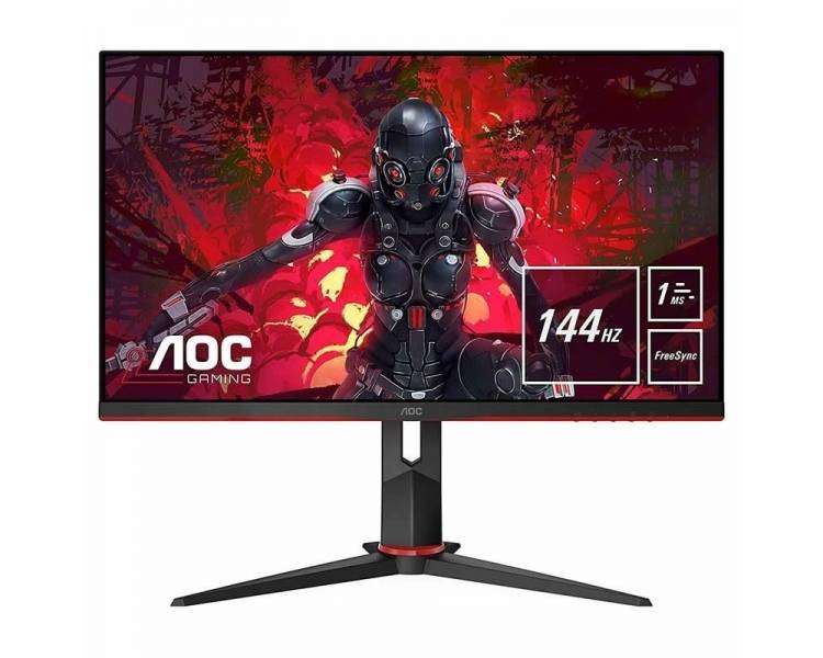 Monitor gaming aoc 27g2u/bk 27'/ full hd/ multimedia/ negro rojo