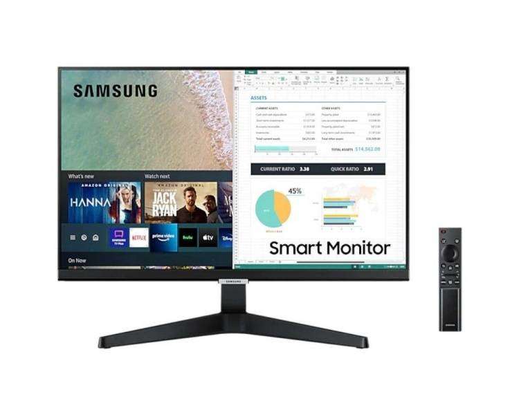 Monitor inteligente samsung m5 s24am506nu 24'/ full hd/ smart tv/ multimedia/ negro