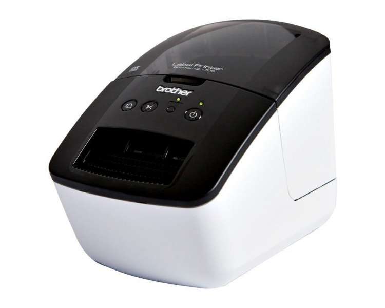 Impresora de etiquetas brother ql-700/ térmica/ ancho etiqueta 62mm/ usb/ blanca y negra