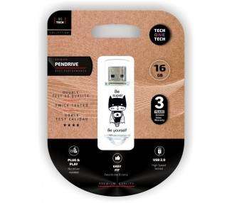 Memoria USB Pen Drive 16gb tech one tech be super usb 2.0