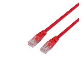Cable de red rj45 utp aisens a133-0188 cat.5e/ 1m/ rojo
