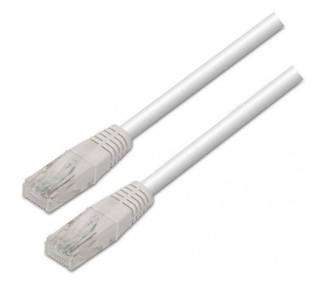 Cable de red rj45 utp aisens a133-0197/ cat.5e/ 1m/ blanco