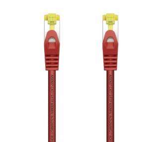 Cable de red rj45 sftp aisens a146-0469 cat.7/ 50cm/ rojo