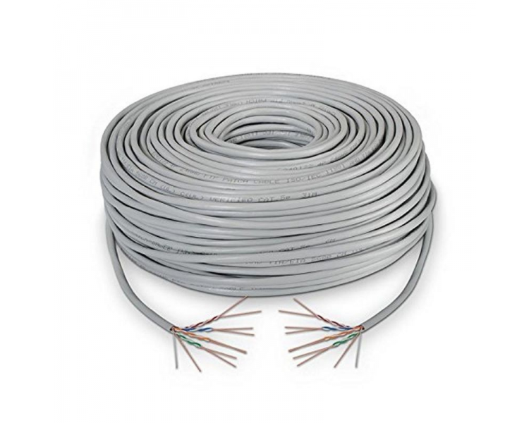 Bobina de cable rj45 utp nanocable 10.20.0304-flex cat.5e/ 305m/ gris
