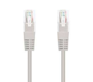 Cable de red rj45 utp nanocable 10.20.0100-l25 cat.5e/ 25cm/ gris